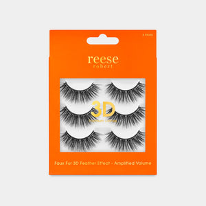 Evelyn Faux Fur Amplified Volume Lashes 3 Pairs 2501083